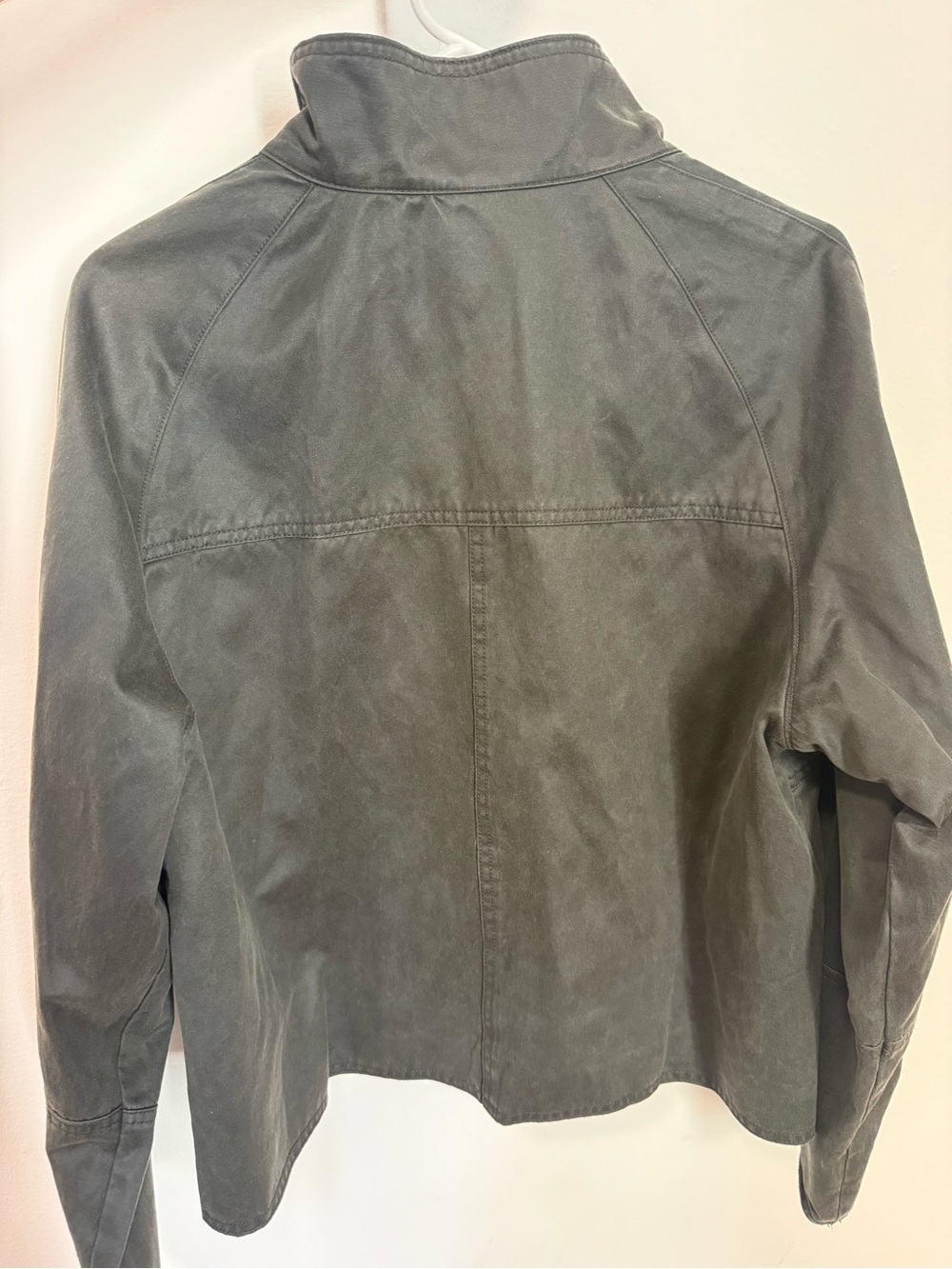 Mango Dark Olive Utility Jacket with Patch Pockets - Picture 8 of 9